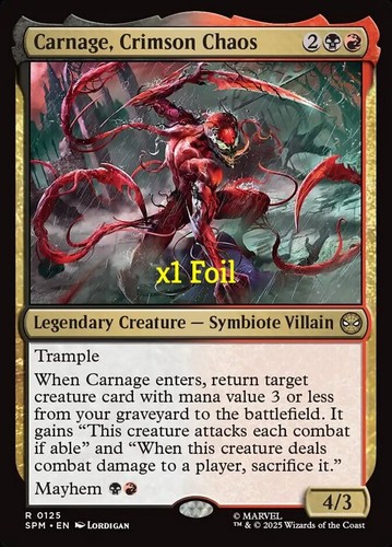 Mtg foil marvel spider man - foil, spider-man